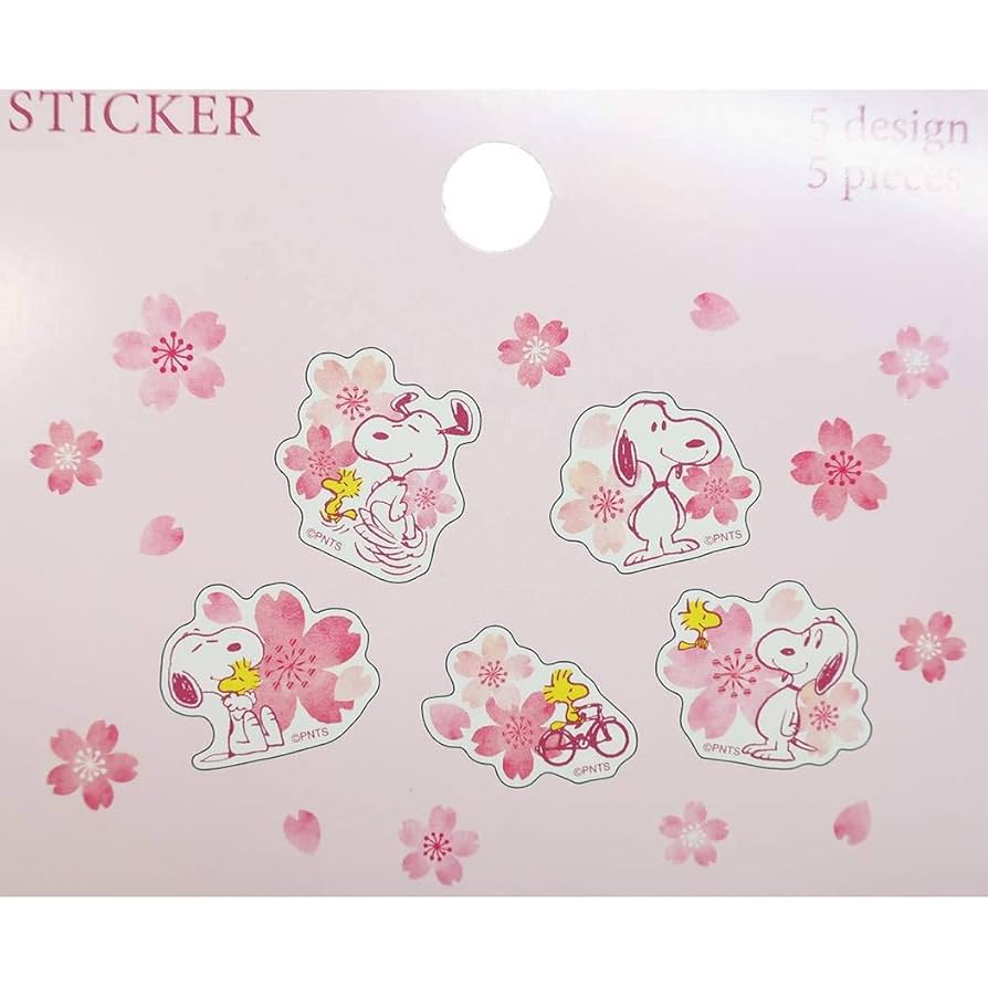 Amazon.co.jp: スヌーピー[SAKURA ミニ ステッカーセット